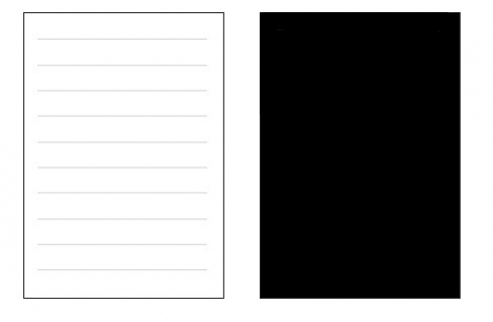 Magnetic notepad - magnet hidden