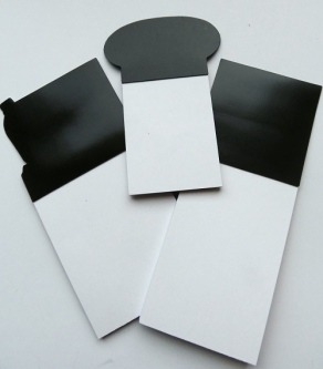Magnetic notepads - backside