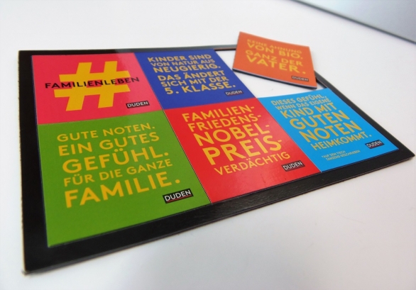 Lot de magnets sur une feuille