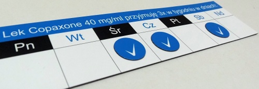 Tabliczka z folią stalową